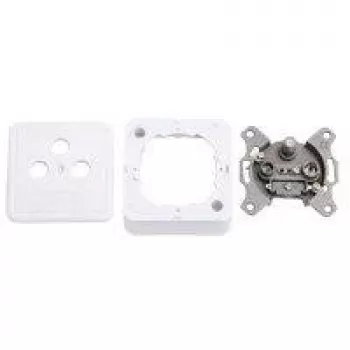 Logilink toma de antena – toma de antena universal para sat/TV/radio (CA1003)