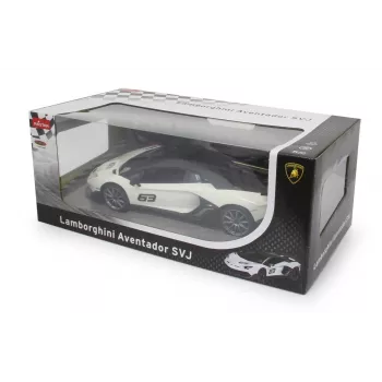 Jamara Lamborghini Aventador SVJ Performance 1:14 blanco 2,4 GHz A – coche deportivo – motor eléctrico – 1:16 – Ready-to-Run (RTR) – blanco – niños (405172)