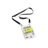 Portatarjetas Durable 852501 textil 10 uds.