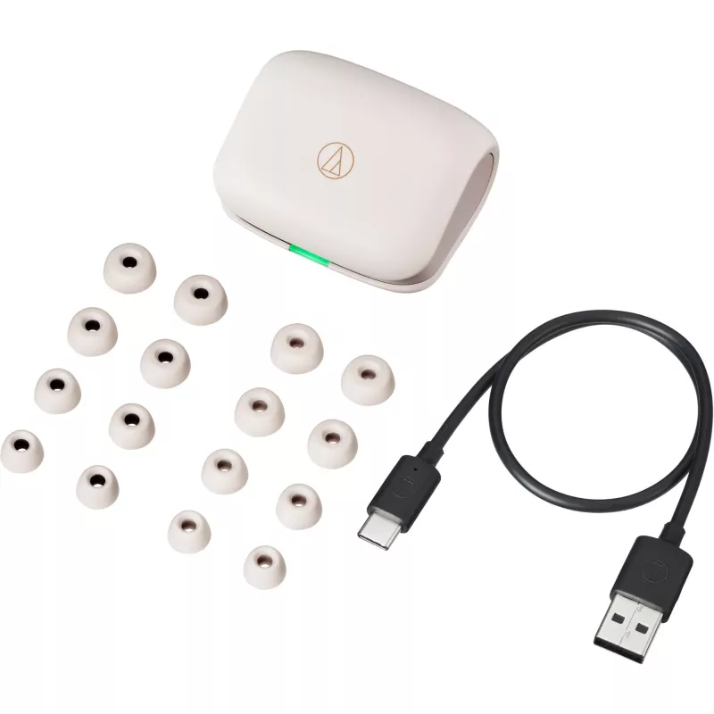 AUDIO-TECHNICA AURICULARES INALÁMBRICOS ATH-TWX7 BLANCO