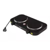 Placa de cocina Mesko Home MS 6509, Negra, Encimera, Placa cerrada, 2 zona(s)