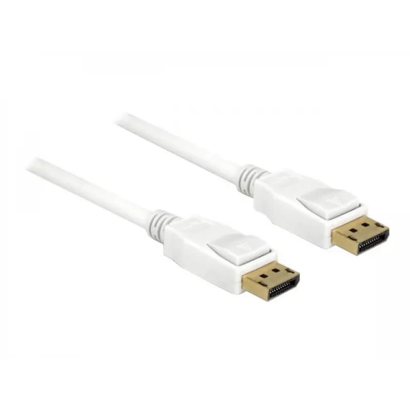 Cable DisplayPort DeLOCK 85509 1,5 m Blanco