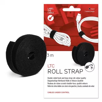 Label-the-cable LTC ROLL STRAP - tira de velcro - negro