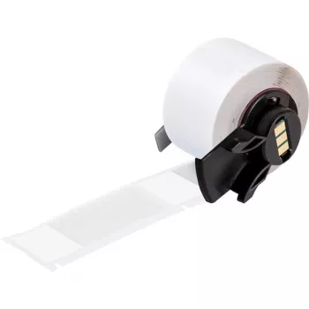 Brady, M6-21-427, vinilo, autolaminado, blanco/transparente, mate, 25,40 x 19,05(63,50) mm, para diámetro de cable de 6,70 - 14,20 mm, permanente (100 uds.) (174236)