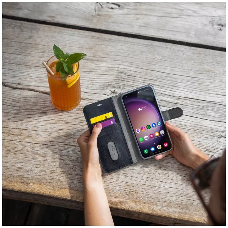 Fixed Opus | Funda tipo libro | Xiaomi | 15 Ultra | Piel sintética | Negro