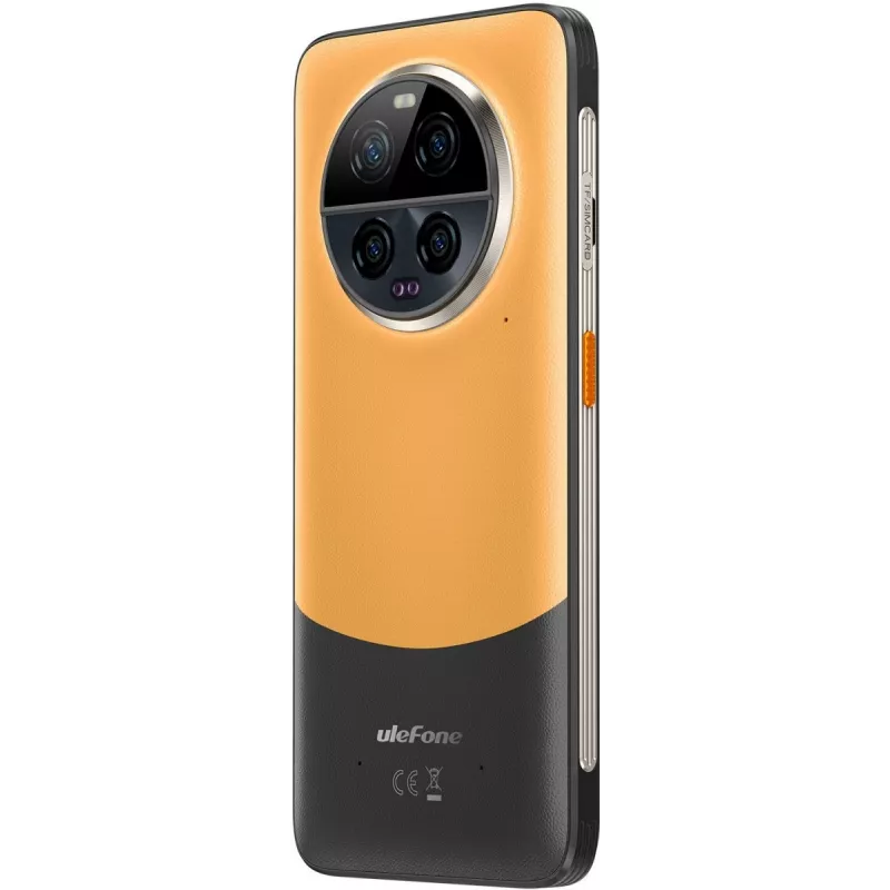 Smartphone robusto UleFone Armor 23 Ultra 5G – 12 GB RAM, 512 GB almacenamiento, naranja