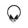 PORT CONNECT | Auriculares estéreo USB PRO ON'R 300 | con cable | on-ear | cancelación de ruido | negro