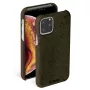 Funda para móvil Krusell Birka para Apple iPhone 11 Pro, funda efecto piel marrón oscuro