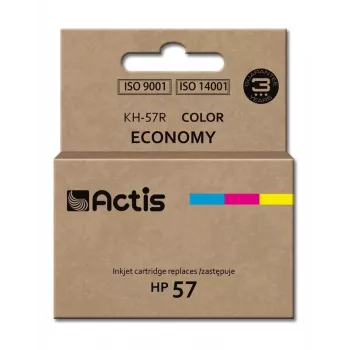 Cartucho de tinta de color compatible ACTIS KH-57R para HP 57 (C6657A), a base de colorante, 18 ml, rendimiento estándar, CMY