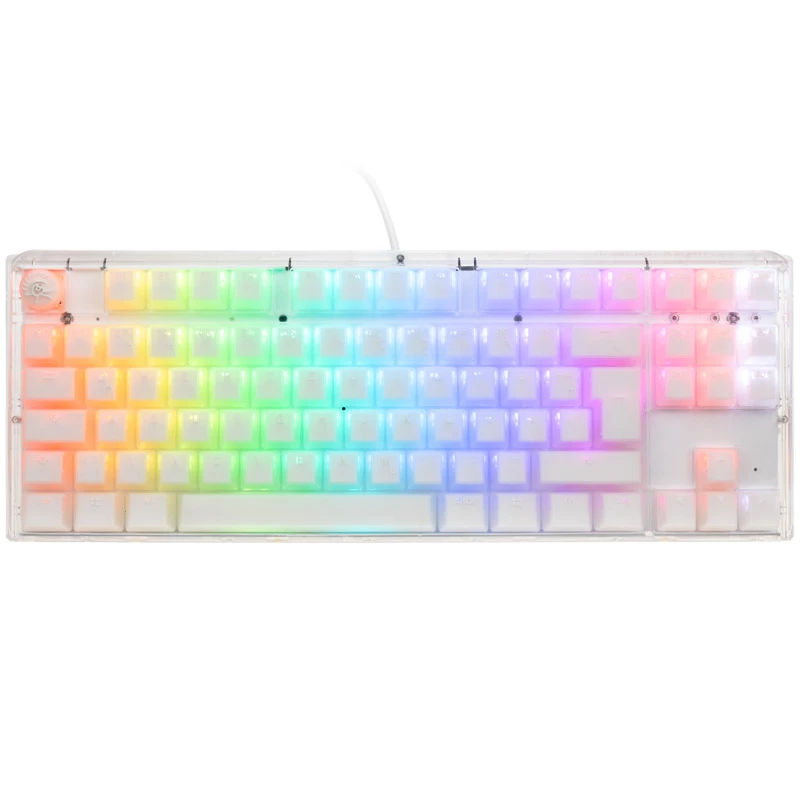 Teclado gaming Ducky One 3 TKL USB QWERTZ alemán blanco
