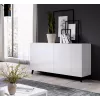Aparador Cama 2D REJA blanco brillante/blanco brillante