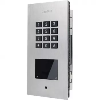 Sistema de control de acceso DoorBird A1121 empotrable acero inoxidable V2A
