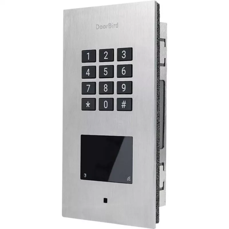 Sistema de control de acceso DoorBird A1121 empotrable acero inoxidable V2A