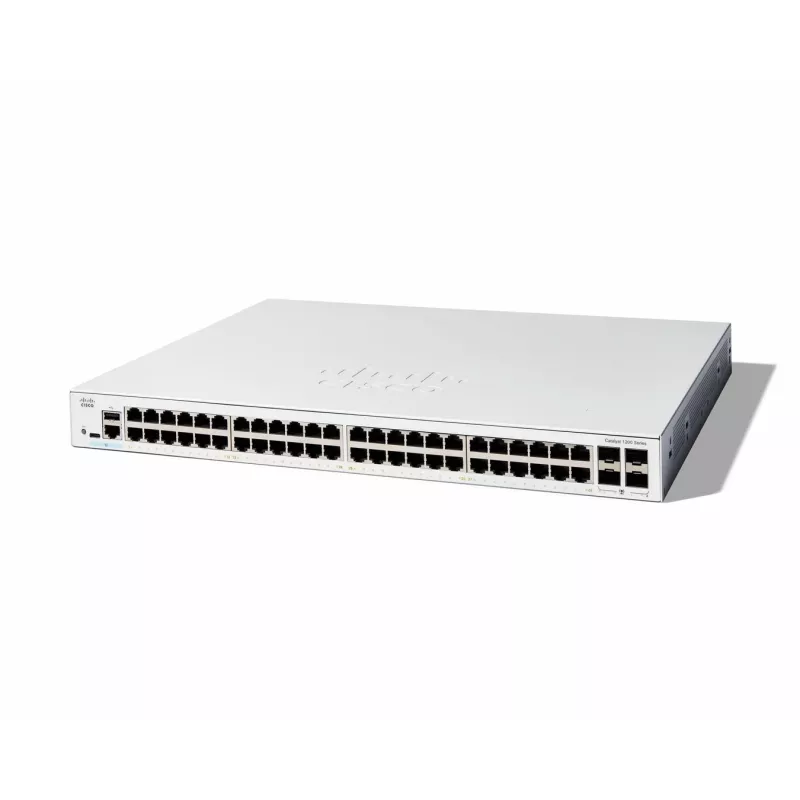 Switch gestionado Cisco Catalyst 1200-48T-4G 48 puertos GE 4x1GE SFP