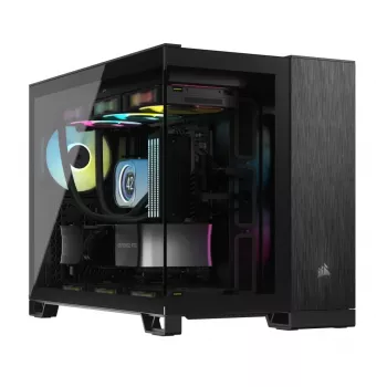 Caja de PC Corsair CC-9011287-WW Midi-Tower Aluminio, Negro