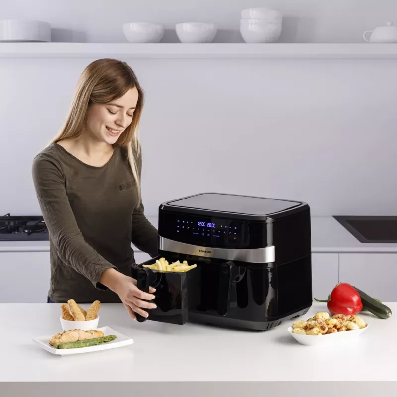 Taurus Air Fry Digital Duo Doble 9 L 2200 W freidora de aire negro