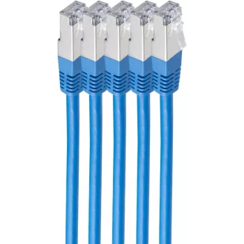 Cable de red shiverpeaks BS75711-H0.25B-SET5 azul 0,25 m Cat6 S/FTP (S-STP) (BS75711-H0.25B-SET5)