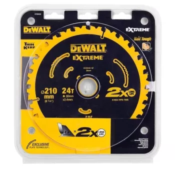 Disco de sierra circular DeWALT DT20432-QZ 21 cm con punta de carburo de tungsteno