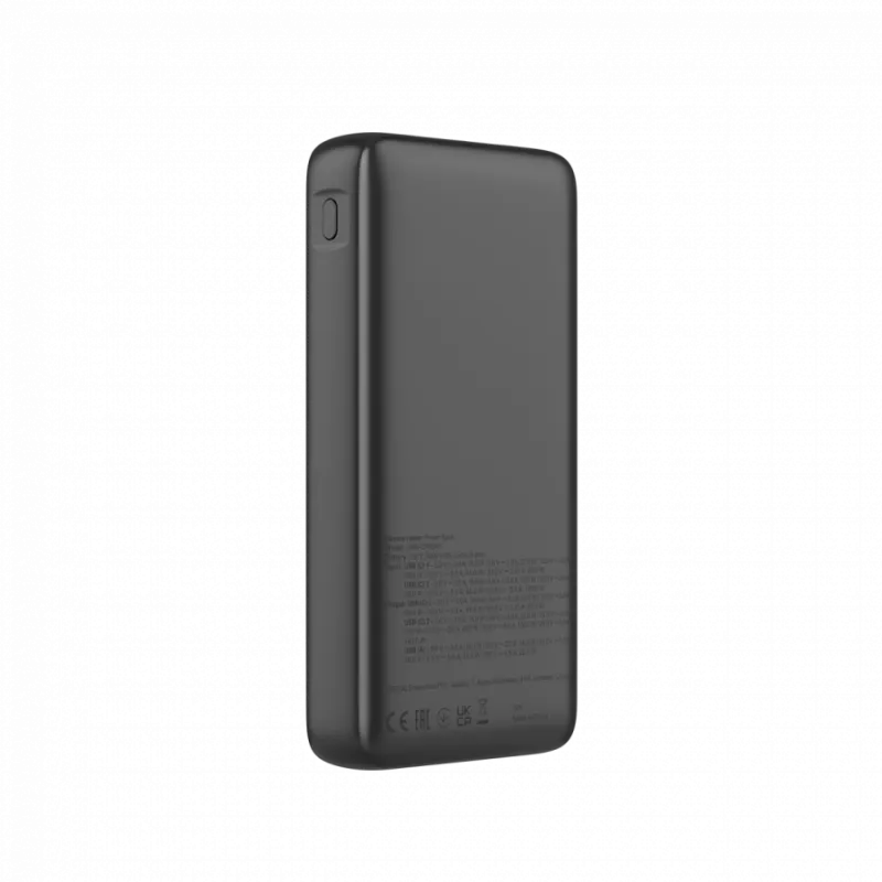 CANYON Batería externa PB-240, 25000mAh PD140W con pantalla, tamaño 160,0x82x27 mm, peso 508±10g, Gris oscuro