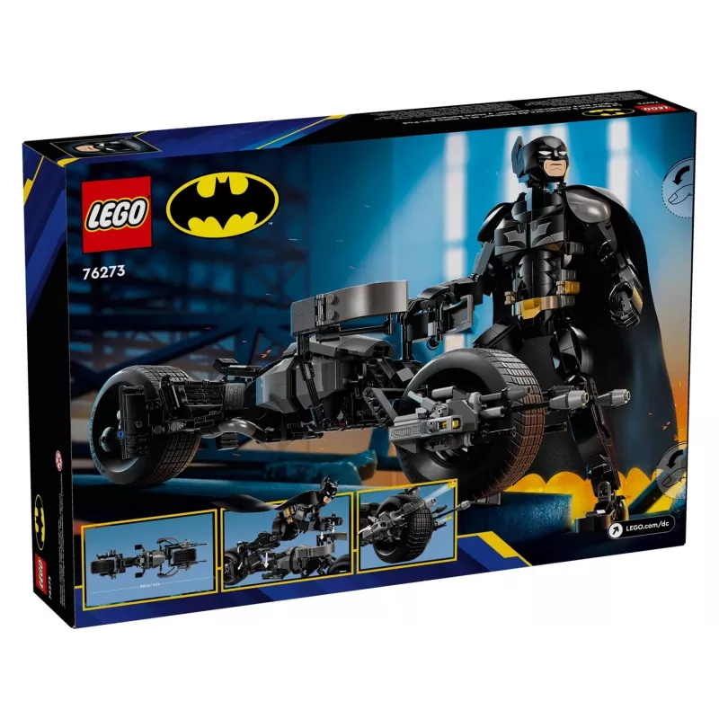 LEGO® DC Batman™: figura construible de Batman y moto 76273