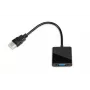 Adaptador iBox IAHV01 de HDMI a VGA, negro