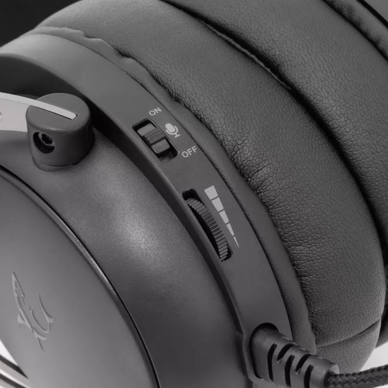 Auriculares White Shark GH-2341 Gorilla Negro/Gris