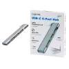 Hub LogiLink USB 3.2 Gen1 4 puertos USB-C 1x USB3.0 AF 3x USB2.0 AF UA0437