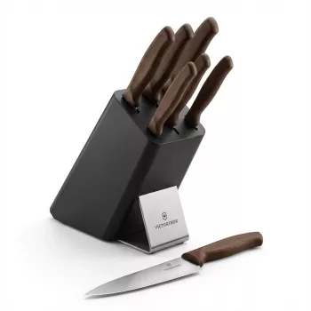 Bloque de cuchillos moderno Victorinox, 6 uds., haya