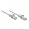 Cable de red patch Intellinet, Cat6A, 50 m, gris, cobre, S/FTP, LSOH/LSZH, PVC, RJ45, contactos dorados, protección de lengüeta, funda antipinzamiento, garantía de por vida