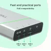 Batería portátil Green Cell BPLGC20P 20800 mAh litio-ion, USB-C PD 65W, 2x USB-C + 1x USB-A, carcasa de aluminio