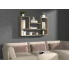BILBAO 4P Estante colgante 100x16x60 cm Roble Sonoma