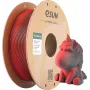 PLA MATTE DUAL 1,75 mm ROJO NEGRO 1 kg ESUN 3D-FILAMENT (PLA-MTD175B-BR1P1)