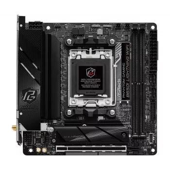 Placa base Mini-ITX ASRock B650I Lightning WiFi — AMD B650, socket AM5, DDR5, 2 DIMM (máx. 96 GB), Wi-Fi 6E, 2,5Gb LAN