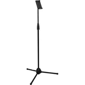 Omnitronic HTS-1 – Soporte ajustable para smartphone y tablet