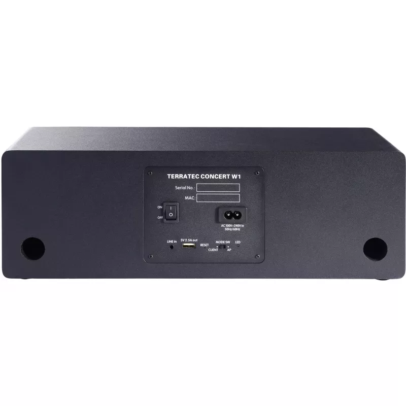 Altavoz portátil estéreo Terratec Concert W1 Negro