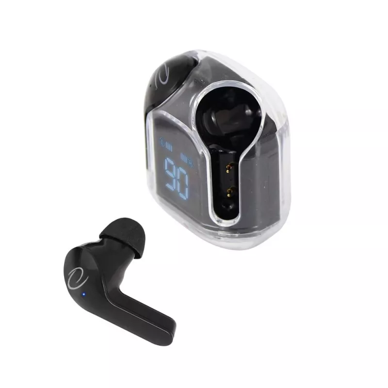 Auriculares inalámbricos in-ear ESPERANZA EH238K — Bluetooth 5.3, 2,4 GHz, 10 m de alcance, batería 230 mAh, control táctil, negro