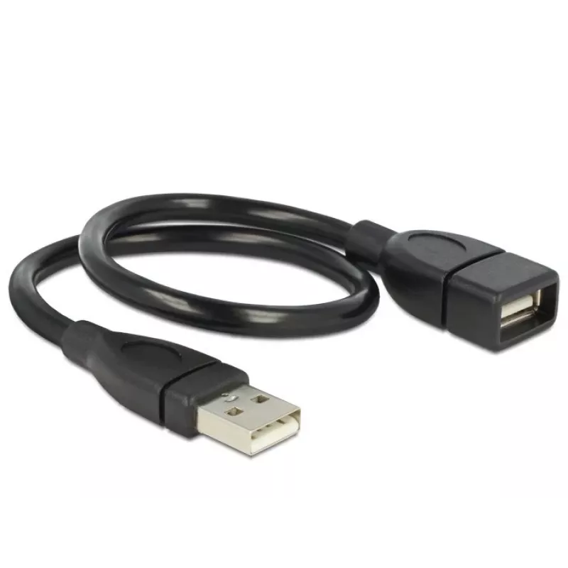 Cable USB DeLOCK 35cm USB 2.0 83498 negro