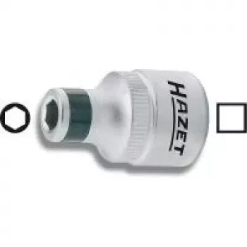 Hazet 2250-4 Conector, 1/2 in hembra a 1/4 in hexagonal