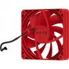 Ventilador de refrigeración para ordenador HYTE FA12-RR-4 120 mm, 1500 rpm, 72 m³/h, 1,6 mmH2O, rodamiento fluido dinámico, rojo, pack de 4