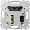 Regulador de intensidad integrado Merten MEG5171-0000, metallic, 220–230 V AC, 50–60 Hz, carga óhmica hasta 420 W