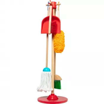 Set de escoba Melissa & Doug cocina de juguete