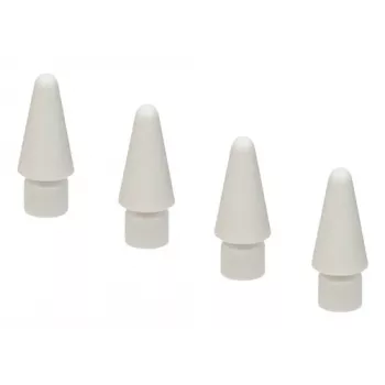 Tucano Punta de repuesto para Apple Pencil (1.ª gen / 2.ª gen), blanco, pack de 4