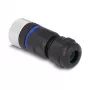 Conector M12 codificación A 8 polos conector hembra DeLOCK 60538 conexión por tornillo