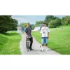 Longboard Muuwmi Lights GLOW ABEC 7 con ruedas luminosas, negro/verde