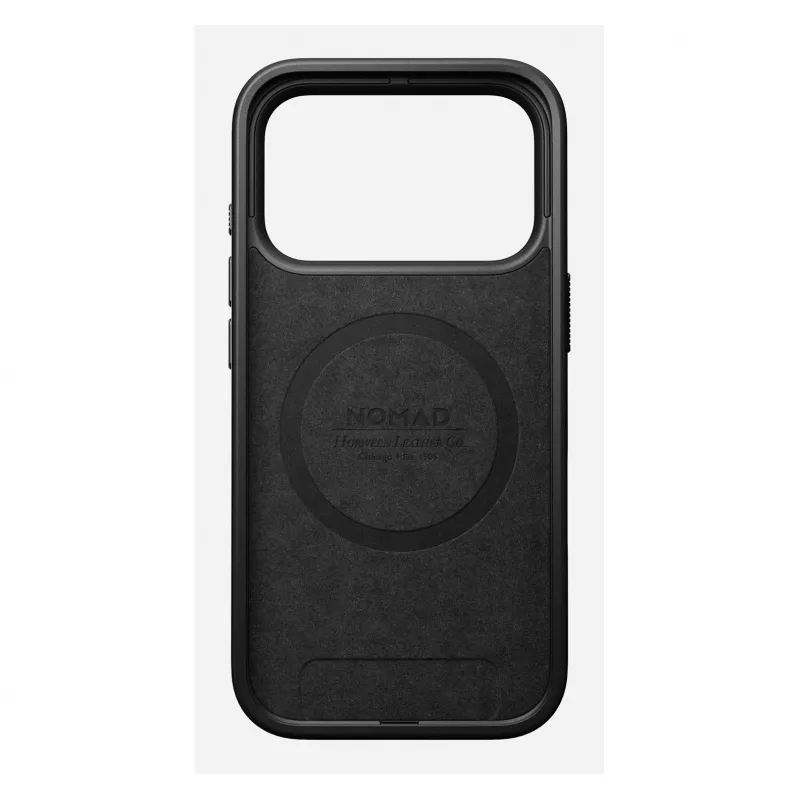 Funda para móvil Nomad Modern Leather Case para iPhone 17 Pro, cuero + TPU + PC, compatible con pantalla de 16 cm (6,3
