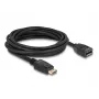 Cable de extensión DisplayPort 1.2 DeLOCK 4K 60 Hz 5 m