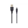 Gembird cable USB 2.0 A/Mini-USB M de 1,8 m USB A Mini-USB B negro