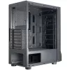 Caja INTER-TECH A-3411 Creek torre gaming, ATX, 1xUSB3.0, 2xUSB2.0, fuente de alimentación opcional, panel lateral con ventana, iluminación LED frontal, LED RGB integrado, negro
