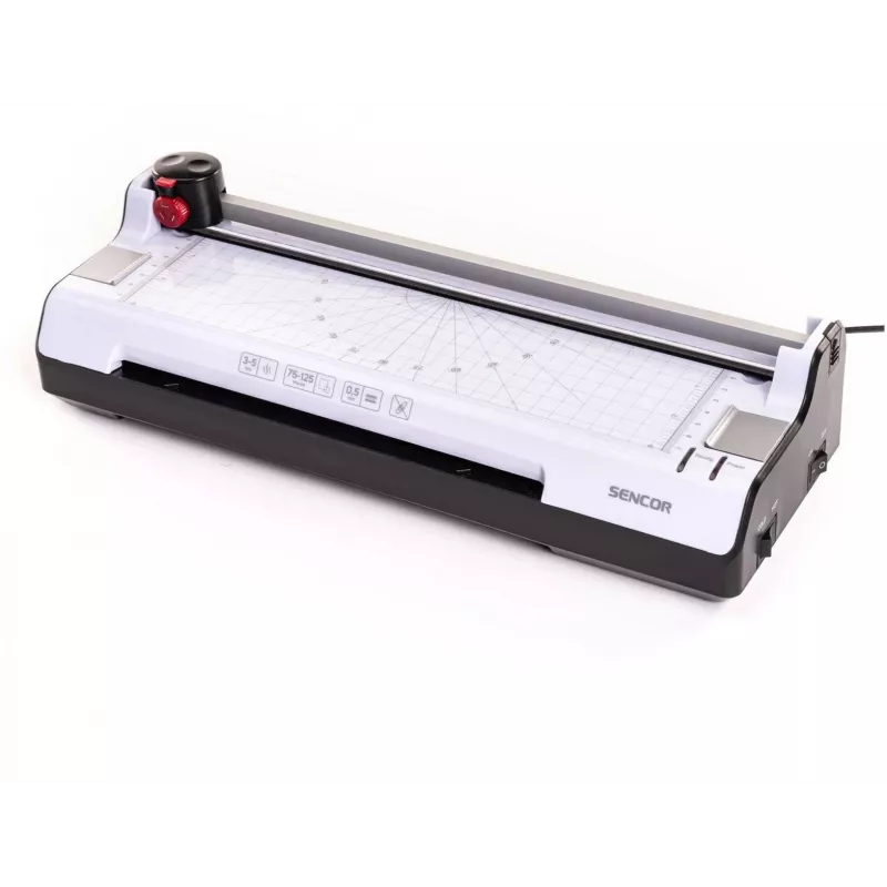 Plastificadora de oficina SENCOR SLA 230 A4, compatible con hojas A4, grosor de film 2x75–2x125 mm