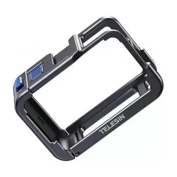 Carcasa metálica protectora Telesin para DJI Osmo Action 5 – negra
